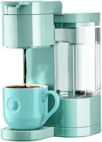 KeurigK K Express Essentials Single Serve K Cup Pod Coffee Maker, 3 cup sizes (6, 8, and 10oz), Fast Fresh Brew, 30oz Removable Water Reservoir (Seafoam Green) in Saudi Arabia