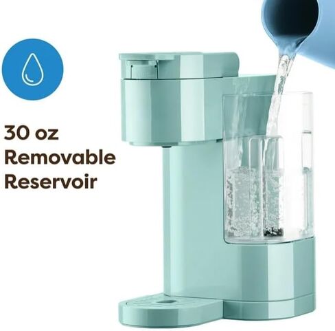 KeurigK K Express Essentials Single Serve K Cup Pod Coffee Maker, 3 cup sizes (6, 8, and 10oz), Fast Fresh Brew, 30oz Removable Water Reservoir (Seafoam Green) in Saudi Arabia