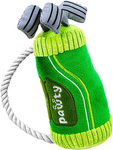 PAWTY Golf Bag Plush Dog Toy - Tug Rope & Squeaker Funny Interactive Golf-Themed Gift Dog Toy for Small & Medium Dogs, Durable Plush - Tug, Fetch & Chew Play in Kuwait