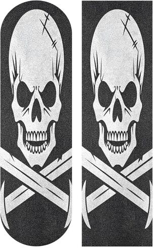 Skateboard Grip Tape Pirate Flag Longboards Griptape Sandpaper for Rollerboard in Saudi Arabia