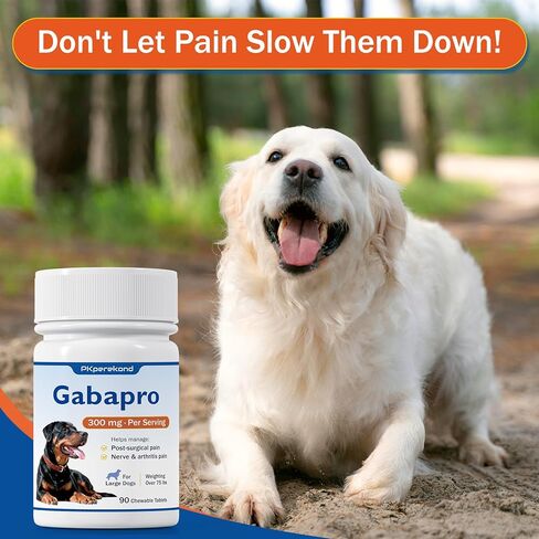 for Large Dogs, 300mg, Hip and Joint Support, Arthritis Comfort for Senior Dogs, Over 75 lbs, 90 Tablets in Kuwait