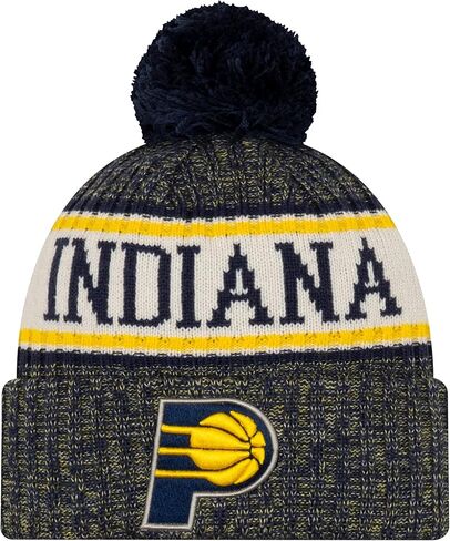 New Era NBA Sport Cuff Beanie Hat with Pom - NBA Cuffed Winter Knit Toque Cap in Saudi Arabia