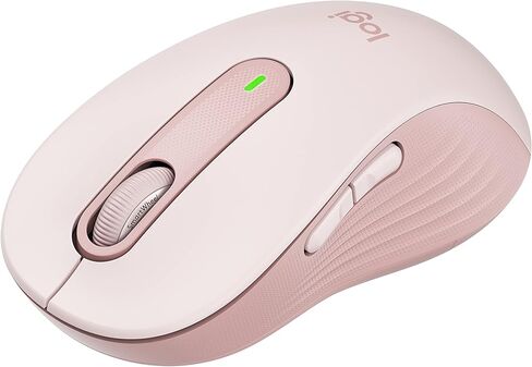 ماوس لاسلكي Logitech Signature M650 - للأيدي الصغيرة إلى المتوسطة الحجم، نقرات صامتة، أزرار جانبية قابلة للتخصيص، بلوتوث، توافق متعدد الأجهزة - أبيض فاتح (متجدد) in Kuwait