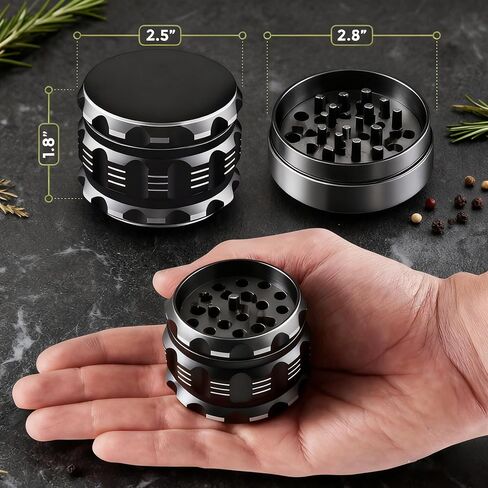 2.5" Stainless Steel Spice Grinder for Kitchen Cooking & Seasoning, Easy to Use and Clean in Saudi Arabia