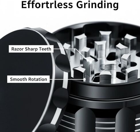2.5" Stainless Steel Spice Grinder for Kitchen Cooking & Seasoning, Easy to Use and Clean in Saudi Arabia