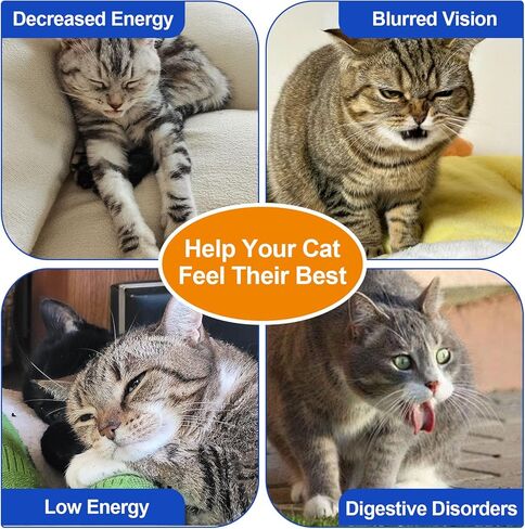 Taurine Powder for Cats, Cat Supplement for Heart, Vision, and Immune Support, Suitable for All Breeds & Ages, 200g in Kuwait