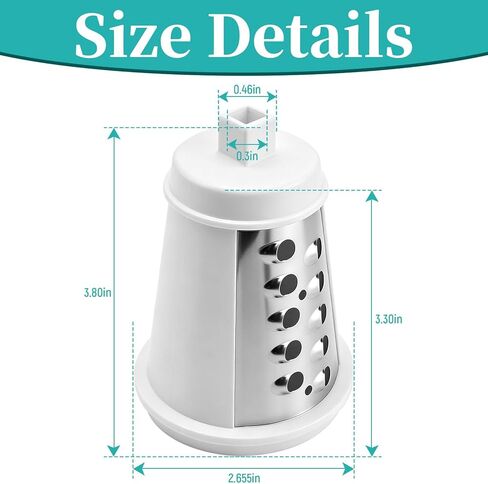 02910 Shred Cone متوافق مع Presto Regular Salad Shooter لتقطيع الجبن والخضروات والفواكه (قابس مربع) in Kuwait