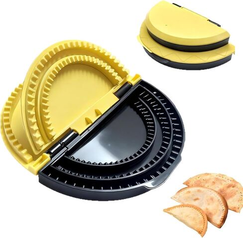 3 In 1 Tortilla Sealer & Crimper Tool - Fits 6/8/10 Inch Wraps, Easy to Clean Kitchen Gadget for Sealing Tacos, Burritos, Sandwiches, Pasties & Dumplings in Kuwait