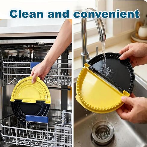 3 In 1 Tortilla Sealer & Crimper Tool - Fits 6/8/10 Inch Wraps, Easy to Clean Kitchen Gadget for Sealing Tacos, Burritos, Sandwiches, Pasties & Dumplings in Kuwait