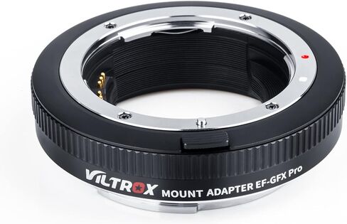 EF-EOS R Pro Auto Focus Lens Mount Adapter with Security Lock Compatible with Canon EF/EF-S Lens to RF Mount Camera EOS R R5 R5C R6 RP C70 Red Komod,Idea for Large Lens in Kuwait