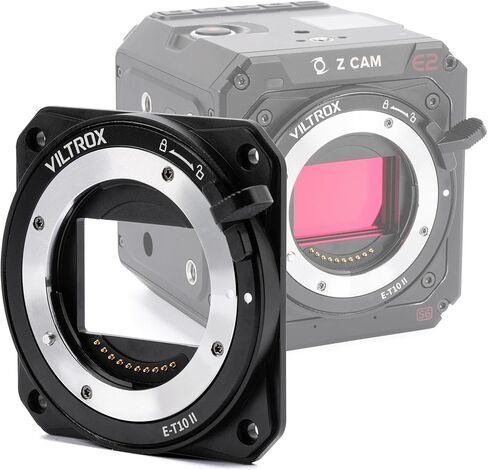 EF-EOS R Pro Auto Focus Lens Mount Adapter with Security Lock Compatible with Canon EF/EF-S Lens to RF Mount Camera EOS R R5 R5C R6 RP C70 Red Komod,Idea for Large Lens in Kuwait