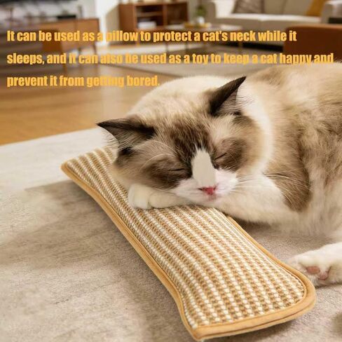 Catnip Chew Toy, Cat Toys Pack of 5 with 3 Lamb-Scented Wool Balls, Interactive Catnip Chew Toy, Soft Sisal Material, 6000mg of Catnip, Suitable for Indoor Scratching, Chewing, and Teething in Kuwait