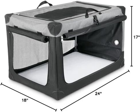EveryYay by Petco Going Places Stow & Go Portable Canvas Dog Crate 24" L X 18" W X 17" H in Kuwait