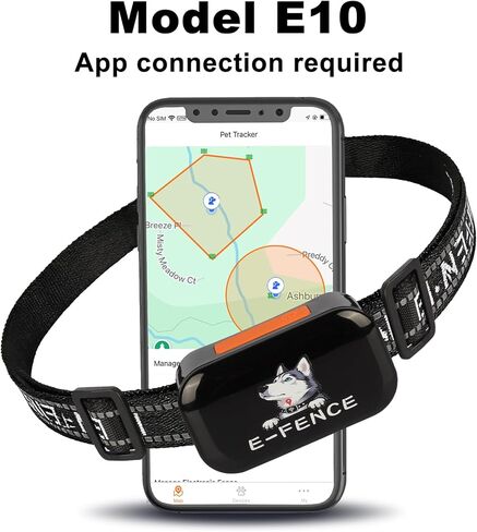 GPS Dog Fence with Tracking & Training – Wireless Portable Invisible Containment System, Adjustable Beep, Vibration & Static. 48H Waterproof Rechargeable Collar for Backyard, Camping & Travel in Saudi Arabia