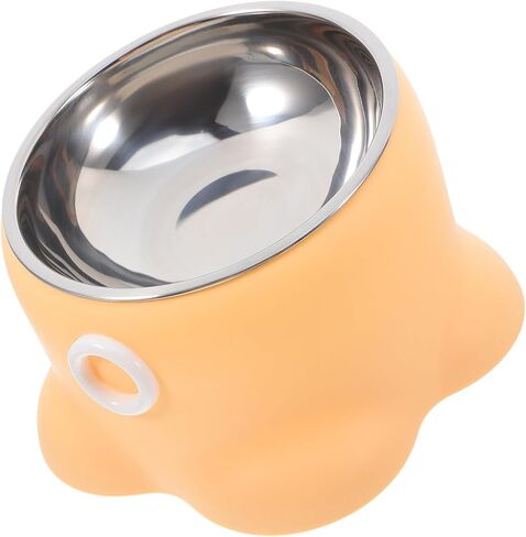 BESTYASH Stainless Steel Pet Bowl Octopus Shape Non-Spill Cat Water Bowl Dog Food Dish Portable Anti-tip Feeding Dish for Indoor and Outdoor Pets in Kuwait