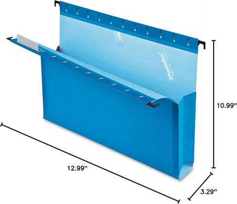 Oxford Pendaflex 59202 SureHook Reinforced Hanging Box Files, 2" Exp with Sides, Letter, Blue (Box of 25) in Saudi Arabia