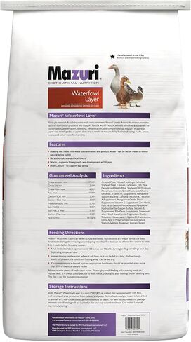 Mazuri Waterfowl Layer Food for Ducks & Geese (25 LB) in Kuwait