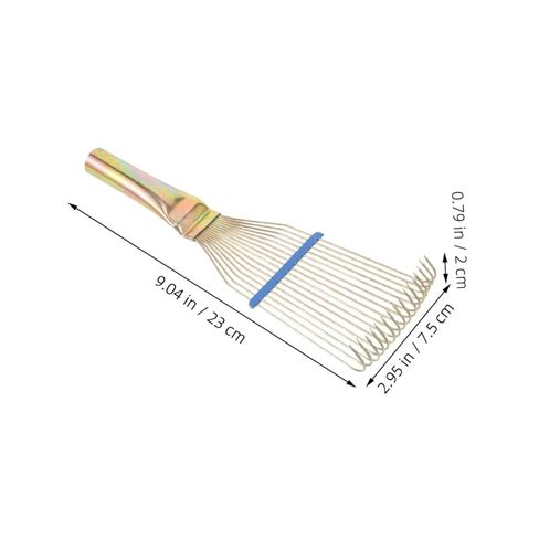 Homoyoyo 2pcs Livestock Grooming Comb Metal Animal Hair Brush for Shedding and Itch Relief Farm Animal Cleaning Tool for Sheep Wool Mane Detangling in Kuwait