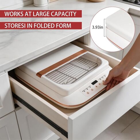 Premium Bread Proofer & Slow Cooker – Perfect for Winter & High Altitudes with 25L Capacity, 32-248℉ Precise Temp Control & 10-Hour Timer – Sourdough Fermentation Box for Yogurt, Kombucha & Proofing in Kuwait