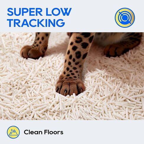 HoneyCare Tofu Cat Litter I 100% Plant-Based Pellets I Flushable & Sustainable I Low-Dust Quick Clumping Superior Odor Control, 24-lbs Value Pack (6 lbs x 4) in Kuwait
