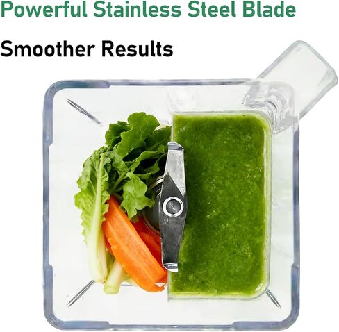 لحاوية إبريق الخلاط البديلة من Blendtec Wildside+ - متوافقة مع Classic 570، 575، Total Blender Classic؛ المصمم 625، 650، 725، 750؛ محترف 800; تجاري 825، 885 in Kuwait