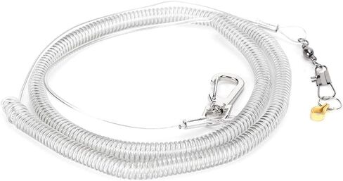 Bird Harness Leash Durable Elastic Rope for Outdoor Flying Training, Pet Supplies for Birds, 6m Stretching Length, 100% (4.5MM) in Saudi Arabia