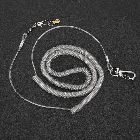 Bird Harness Leash Durable Elastic Rope for Outdoor Flying Training, Pet Supplies for Birds, 6m Stretching Length, 100% (4.5MM) in Kuwait