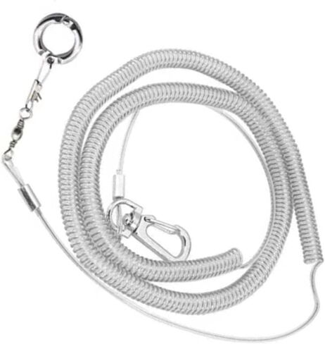 Bird Leash, 6M 19.7Ft Flexible Flying Training Rope for Parrots with U Shaped Removal Buckle, Anti Bite Lightweight Pet Bird Walking Rope in Kuwait