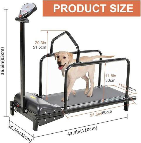 Dog Treadmill,Pet Dog Running Machine, Dog Treadmill for Large/Medium Dogs Pet with Display Screen Electric Tred in Saudi Arabia