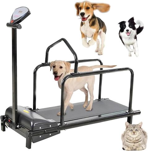 Dog Treadmill,Pet Dog Running Machine, Pet Treadmill Dog for Large Dogs Indoor Outdoor Running Training Equipment with Display Screen in Kuwait