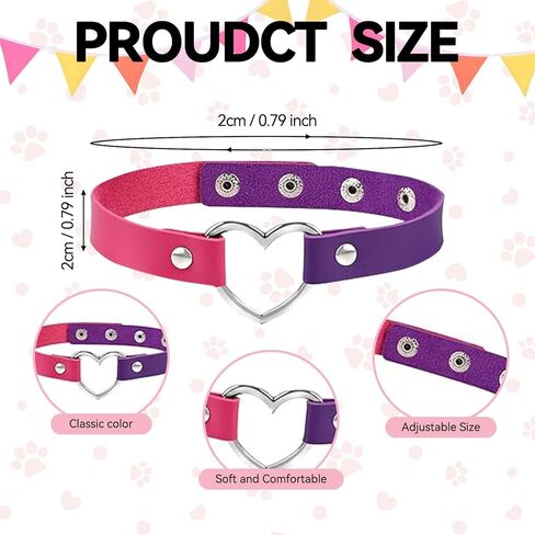 5Pcs Pink Purple Striped Cat Costume Set, Halloween Costume with Plush Ears, Adjustable Tail, Knee Socks, Gloves, Collar, for Women, Girls, Halloween Cosplay Party Outfit in Kuwait