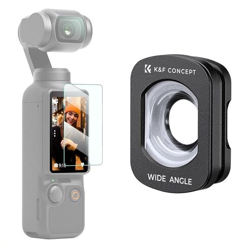 K&F Concept UV/CPL/ND Filter Set Compatible with DJI Osmo Pocket 3, 6 Pack Magnetic UV+CPL+ND16/PL+ND32/PL+ND64/PL+ND256/PL Protection Polarizer Neutral Density Filters, Multi Coated HD Optical Glass in Saudi Arabia