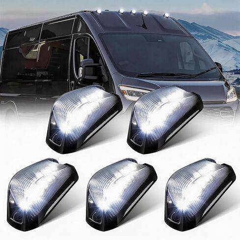 مصابيح LED لسقف الكابينة مجموعات إضاءة علوية متوافقة مع مصابيح دودج رام ProMaster 1500/2500/3500 2014-2020 للتشغيل على السقف العلوي in Saudi Arabia