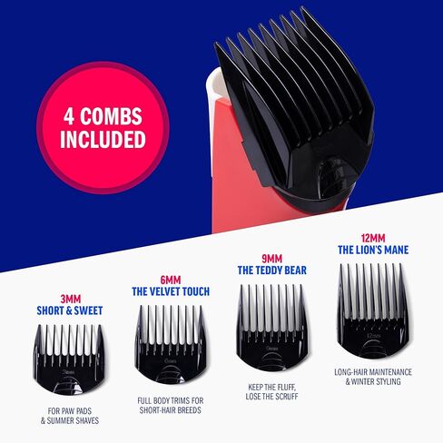 ChomChom Roller Dog Vacuum for Shedding Grooming – Dog Grooming Kit with Dog Brush Vacuum Attachment, Pet Hair Clipper with Guards, Large-Capacity Bin in Kuwait