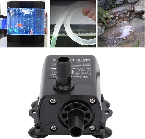 مضخة مياه غاطسة، DC 12V 10W 400L رفع QR50H نافورة مضخة غاطسة صغيرة لحوض السمك معدل قابل للتعديل، مضخة نافورة، نافورة حوض السمك in Kuwait