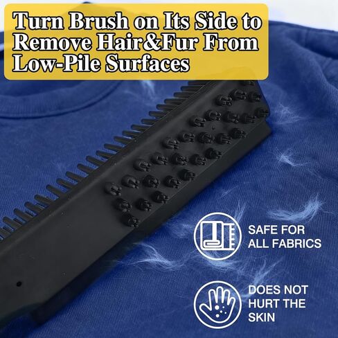 Easy-Clean Pet Rubber Hair Removal Brush – Multi-Surface Cleaning Tool for Cars & Home in Kuwait