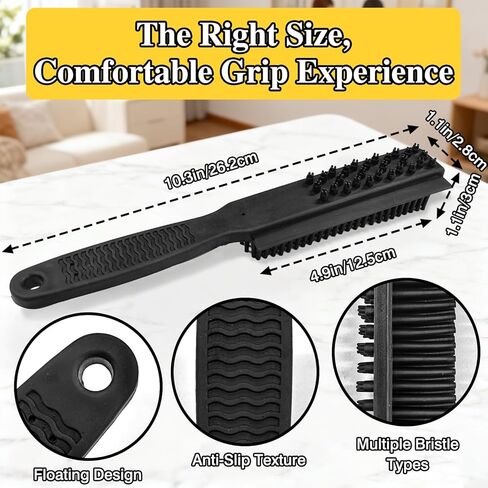 Easy-Clean Pet Rubber Hair Removal Brush – Multi-Surface Cleaning Tool for Cars & Home in Kuwait