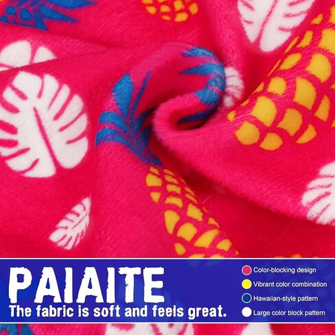 بذلة Paiaite قطنية قابلة للتمدد بأربعة أرجل Pjs: بيجامة للكلاب بنمط الأناناس - ملابس خفيفة الوزن ومريحة للجراء، ملابس نوم مريحة للحيوانات الأليفة لتغطية تساقط الشعر بحافة صفراء XS in Kuwait