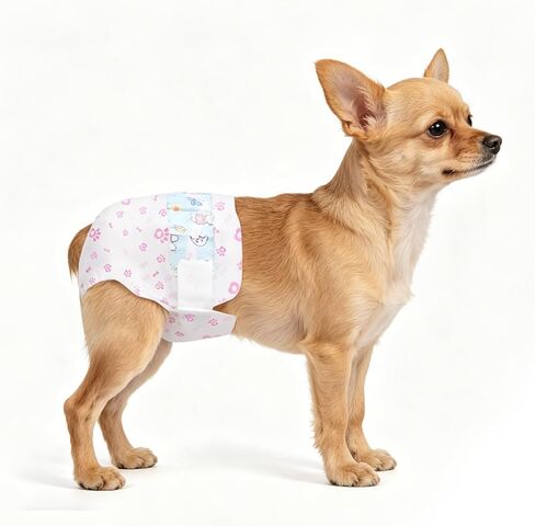 Female Dog Diapers, Small, 80 Count, Disposable Doggie Diapers, Puppy & Cat Diaper Super Absorbent, Fit for Female Dog in Heat or Incontinence in Kuwait