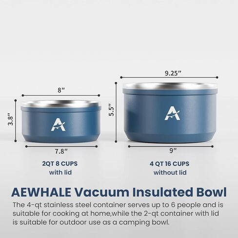 AEWHALE Portable Air Fryer 3-in-1,4QT & 8 Cup non toxic air fryer with Storage Lids,Ideal for Small Spaces in Kuwait
