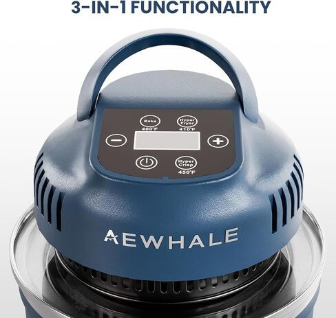 AEWHALE Portable Air Fryer 3-in-1,4QT & 8 Cup non toxic air fryer with Storage Lids,Ideal for Small Spaces in Kuwait