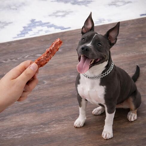 G. Rewards Duck Jerky Dog Treats، كيس 16 أونصة، نسبة عالية من البروتين الطبيعي، صدر البط الحقيقي، 3 مكونات فقط، قليل الدسم، خالي من الحبوب، بدون منتجات ثانوية، بدون قمح الذرة أو الصويا لجميع أحجام الكلاب in Kuwait