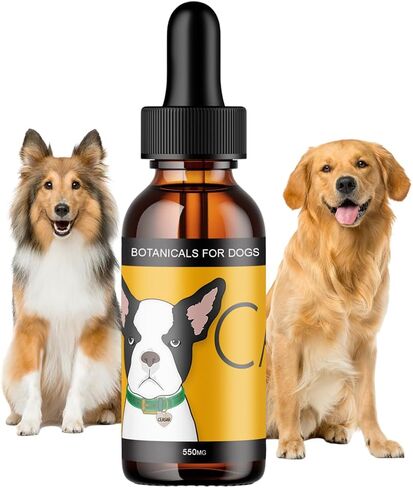 Calm - Pet Hemp Oil for Dogs - Pet Stress Relief & Relaxation - Fireworks, Thunder, Travel, & Separation Support - Natural Dog Calming Drops in Kuwait