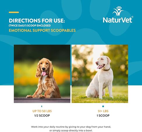 NaturVet Scoopables الدعم العاطفي للكلاب - مساعدة التهدئة اليومية تعزز السلوك الطبيعي والهادئ على مدار الساعة طوال أيام الأسبوع - بنكهة لحم الخنزير المقدد المدخن الهيكوري | حقيبة 11 أونصة in Kuwait