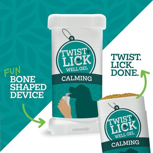 مكمل Twist and Lick Vetality Well Gels المهدئ للكلاب، كمية تكفي لمدة 60 يومًا in Kuwait