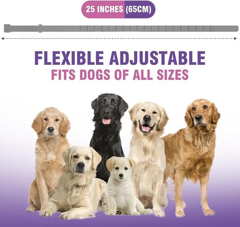 Tcllka Calming Collar for Dogs 4 Packs Dog Pheromone Calm Collars Relief Anxiety Stress Separation Lasts 60 Days in Kuwait