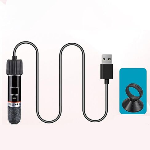 سخان حوض السمك، سخان خزان الأسماك 10 وات، سخان غاطس USB صغير، قضيب تسخين حوض السمك، قضيب تسخين خزان الأسماك 8.5 سم، 26 درجة، سخان صغير بدرجة حرارة ثابتة تلقائية in Kuwait