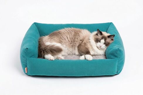 Small Dog Bed for Small Dogs, Cat Beds for Indoor Cats Washable, Orthopedic Dog Bed, Soft Warming Calming Sleeping Puppy Bed Durable Pet Bed with Anti-Slip Bottom 20 Inches in Kuwait