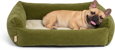 Small Dog Bed for Small Dogs, Cat Beds for Indoor Cats Washable, Orthopedic Dog Bed, Soft Warming Calming Sleeping Puppy Bed Durable Pet Bed with Anti-Slip Bottom 20 Inches in Kuwait