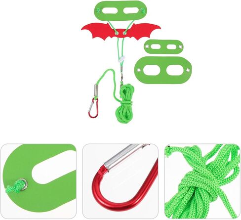 SEWACC Christmas Harness Leash Set with Wings Traction Rope for Outdoor Reptile Walking and Bearded Dragon Use in Kuwait